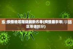 疫情地区等级最新名单(疫情最新地区等级划分)
