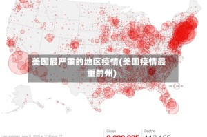 美国最严重的地区疫情(美国疫情最重的州)
