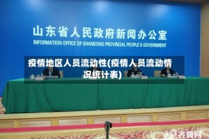 疫情地区人员流动性(疫情人员流动情况统计表)