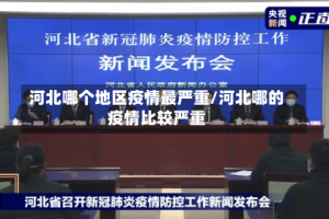 河北哪个地区疫情最严重/河北哪的疫情比较严重