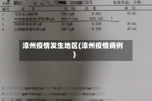 漳州疫情发生地区(漳州疫情病例)