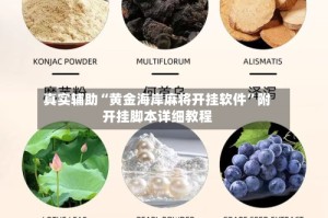 真实辅助“黄金海岸麻将开挂软件”附开挂脚本详细教程