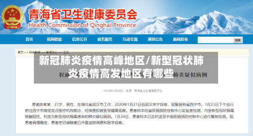 新冠肺炎疫情高峰地区/新型冠状肺炎疫情高发地区有哪些-第2张图片