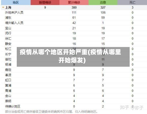 疫情从哪个地区开始严重(疫情从哪里开始爆发)-第3张图片