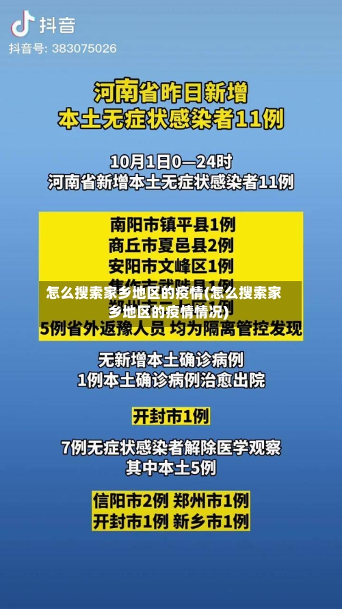 怎么搜索家乡地区的疫情(怎么搜索家乡地区的疫情情况)-第3张图片