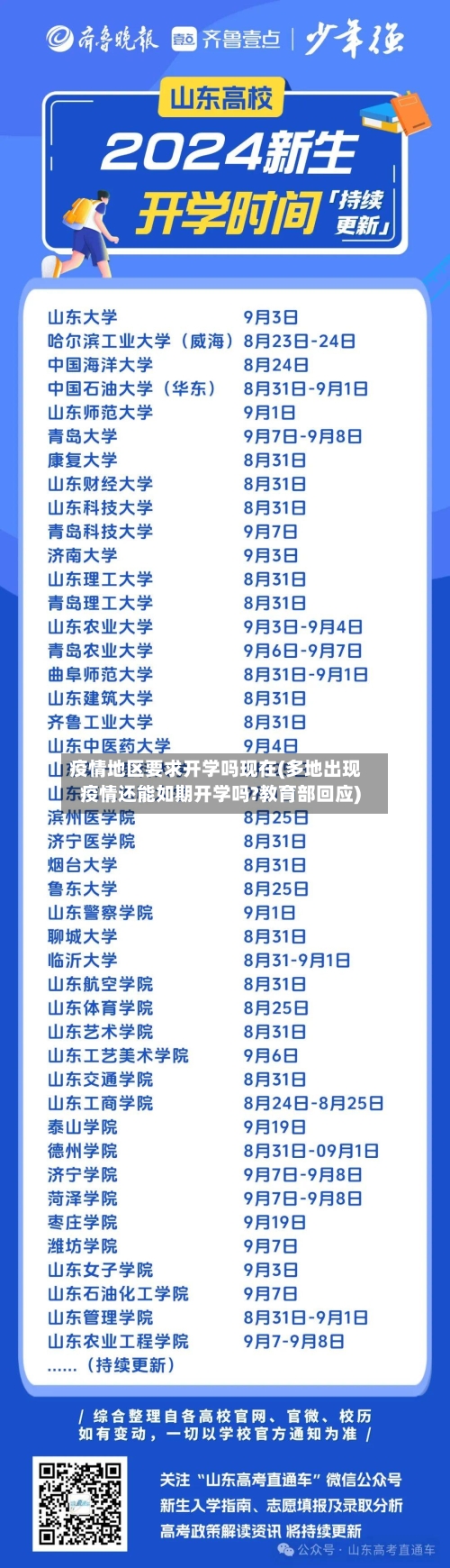 疫情地区要求开学吗现在(多地出现疫情还能如期开学吗?教育部回应)-第3张图片