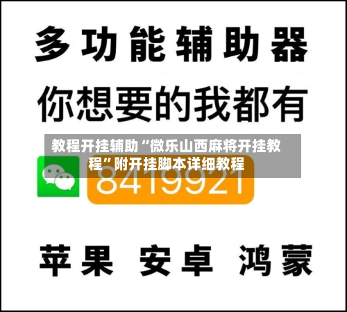 教程开挂辅助“微乐山西麻将开挂教程”附开挂脚本详细教程-第2张图片