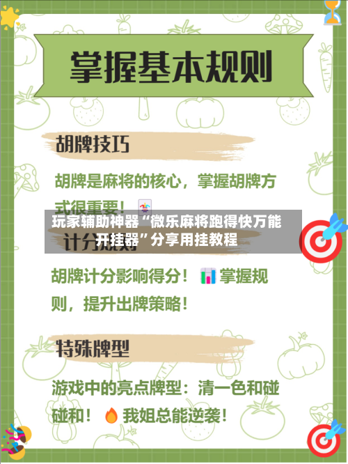 玩家辅助神器“微乐麻将跑得快万能开挂器”分享用挂教程-第3张图片