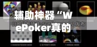 辅助神器“WePoker真的能透视吗	”详细分享装挂步骤-第2张图片