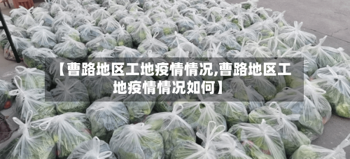 【曹路地区工地疫情情况,曹路地区工地疫情情况如何】-第1张图片