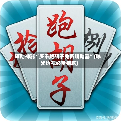 辅助神器“多乐跑胡子免费辅助器”(曝光透视必备猫腻)-第2张图片