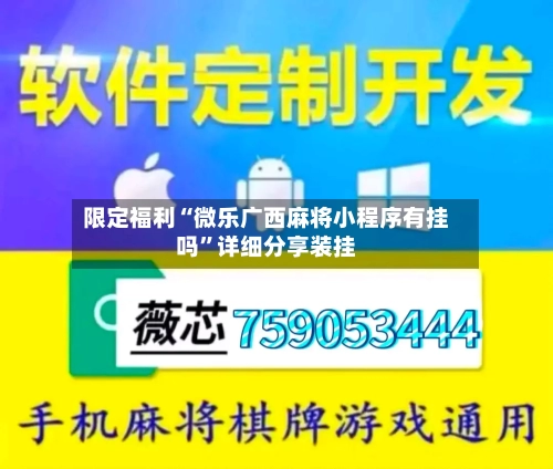 限定福利“微乐广西麻将小程序有挂吗	”详细分享装挂-第2张图片