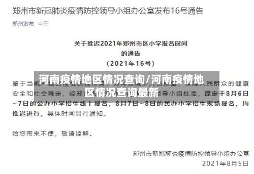 河南疫情地区情况查询/河南疫情地区情况查询最新-第1张图片