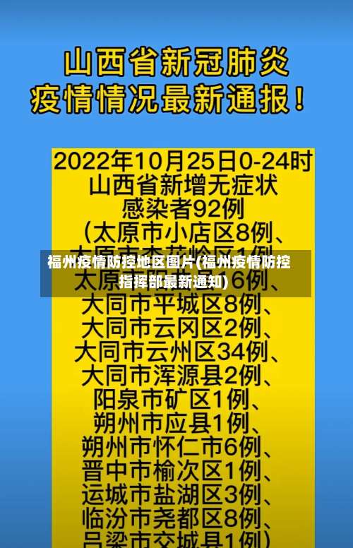 福州疫情防控地区图片(福州疫情防控指挥部最新通知)-第1张图片