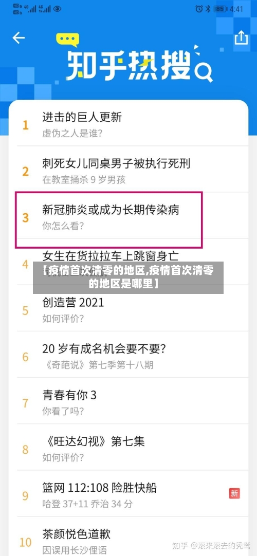 【疫情首次清零的地区,疫情首次清零的地区是哪里】-第1张图片