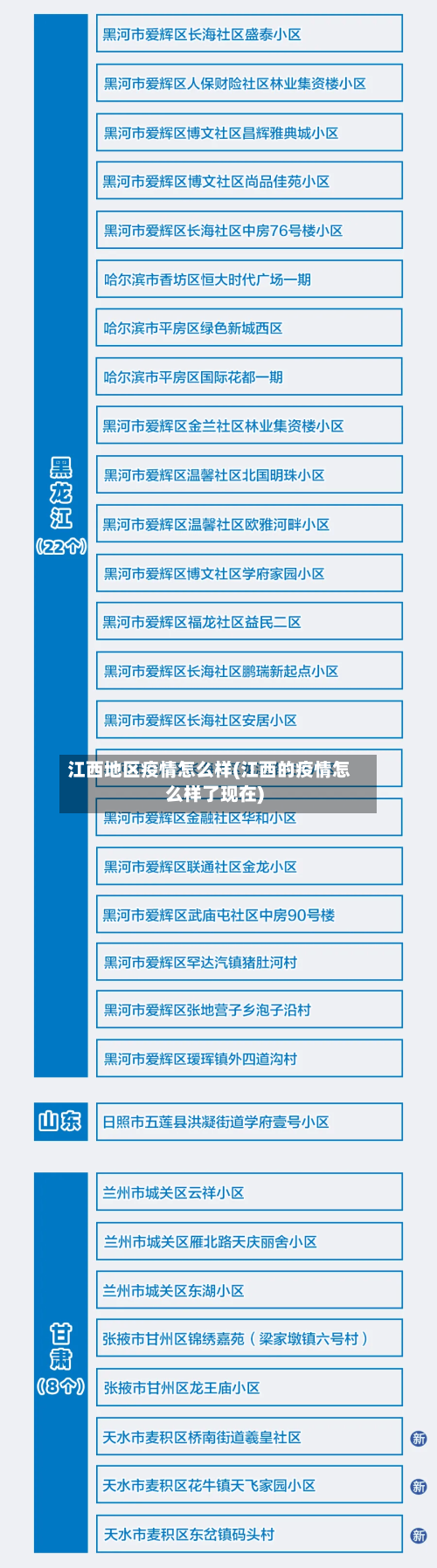 江西地区疫情怎么样(江西的疫情怎么样了现在)-第1张图片